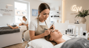 Wimpernverlängerung in München: Strahlende Augen durch Volumentechnik im Kosmetikstudio